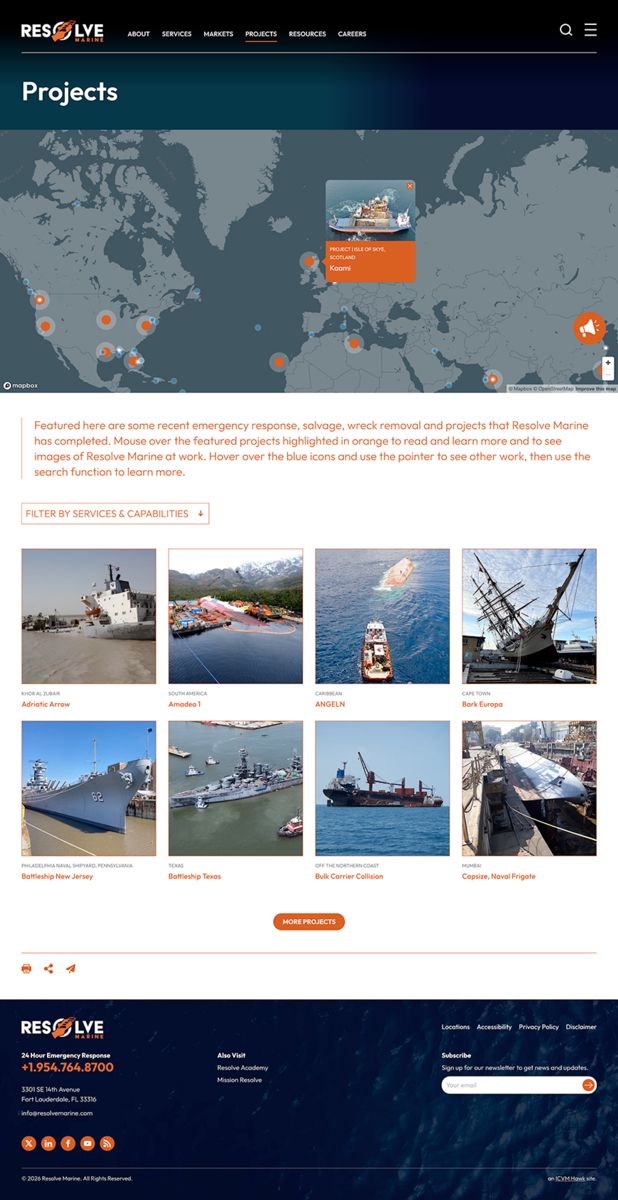 Image of Resolve Marine projects