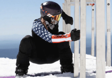 Bern Helmets thumbnail photo of a snowboarder in action.